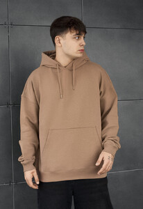 Фото - Молодіжне оверсайз худі Staff brown oversize - Men box