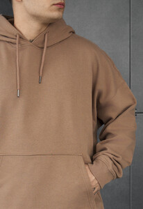 Фото - Молодіжне оверсайз худі Staff brown oversize - Men box