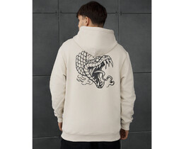 Фото - Молодежное оверсайз худи Staff snake & flowers oversize - Men box