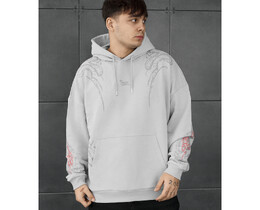 Фото - Молодіжне оверсайз худі Staff logo & snake oversize - Men box