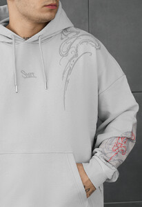 Фото - Молодіжне оверсайз худі Staff logo & snake oversize - Men box