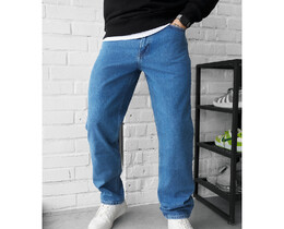 Фото - Повсякденні джинси для чоловіків Staff 19 blue wide leg - Men box