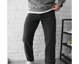 Фото - Повсякденні джинси для чоловіків Staff 12 dark gray regular - Men box