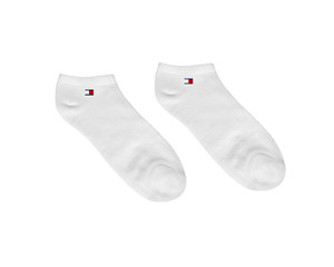Фото - Белые короткие носки унисекс TH - Men box