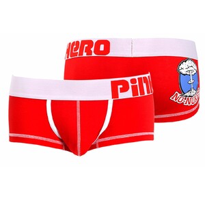 Фото - Красные боксерки с приколами Pink Hero - Men box