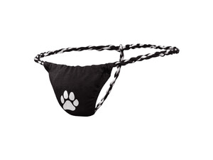 Фото - Мужские стринги Ciokicx Jungle Paw чёрные с канатным поясом - Men box