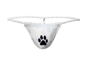 Фото - Чоловічі стрінги Ciokicx Jungle Paw білі з канатним поясом - Men box