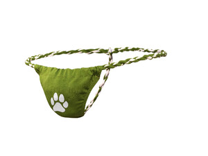 Фото - Чоловічі стрінги Ciokicx Jungle Paw хакі з канатним поясом - Men box