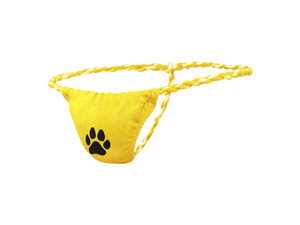 Фото - Чоловічі стрінги Ciokicx Jungle Paw жовті з канатним поясом - Men box