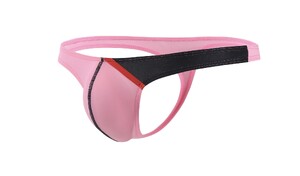 Фото - Мужские сексуальные стринги CIOKICX розово-черные откровенные - Men box