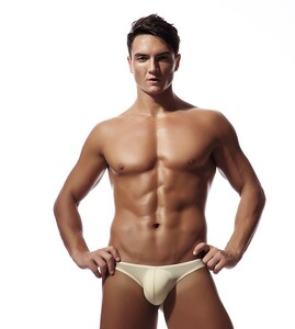 Фото - Чоловічі сексуальні сліпи CIOKICX тілесного кольору - Men box