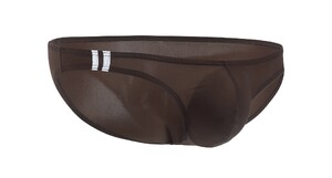 Фото - Чоловічі сексуальні сліпи CIOKICX коричневі з тілесним ефектом - Men box