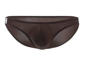 Фото - Чоловічі сексуальні сліпи CIOKICX коричневі з тілесним ефектом - Men box