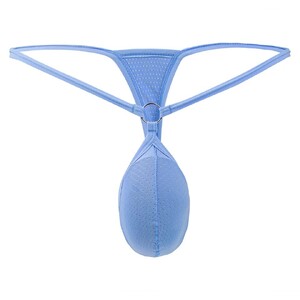 Фото - Чоловічі стрінги від бренду Ciokicx однотонні у синьому кольорі - Men box