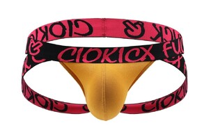 Фото - Джоки CIOKICX желтые хлопковые с открытой задней частью - Men box