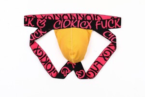 Фото - Джоки CIOKICX желтые хлопковые с открытой задней частью - Men box