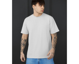 Фото - Мужская футболка однотонная Staff light gray - Men box