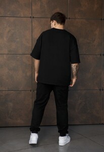 Фото - Повсякденний оверсайз костюм Staff qix black oversize premium - Men box