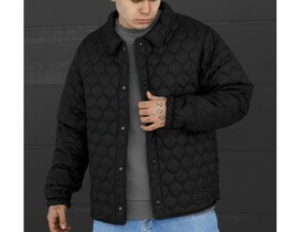 Фото - Мужская стеганая демисезонная куртка Staff do black - Men box