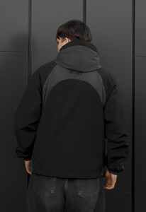 Фото - Мужская демисезонная ветровка куртка Staff x Husll si black & gray - Men box