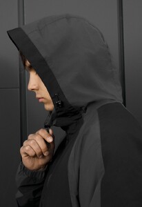 Фото - Мужская демисезонная ветровка куртка Staff x Husll si black & gray - Men box