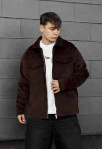 Фото - Чоловіча демісезонна молодіжна куртка Staff my brown - Men box