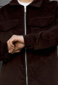 Фото - Чоловіча демісезонна молодіжна куртка Staff my brown - Men box