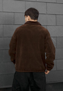 Фото - Мужская куртка молодежная ветровка Staff ri brown - Men box