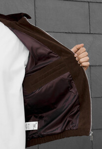 Фото - Мужская куртка молодежная ветровка Staff ri brown - Men box