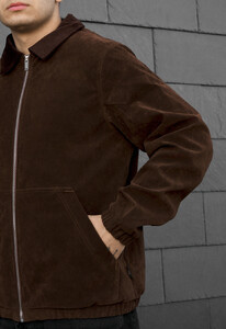 Фото - Мужская куртка молодежная ветровка Staff ri brown - Men box