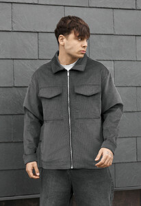 Фото - Чоловіча демісезонна молодіжна куртка Staff my gray - Men box