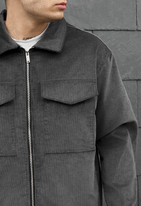 Фото - Чоловіча демісезонна молодіжна куртка Staff my gray - Men box