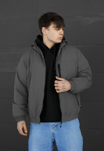 Фото - Мужская демисезонная спортивного стиля куртка Staff da gray - Men box