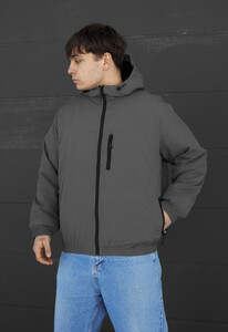 Фото - Мужская демисезонная спортивного стиля куртка Staff da gray - Men box