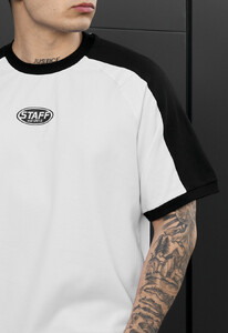 Фото - Мужская стильная футболка Staff line logo oversize - Men box