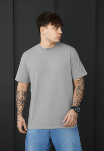 Фото - Мужская качественная футболка Staff gray - Men box