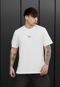 Фото - Чоловіча футболка класичного крою Staff logo reflective white - Men box