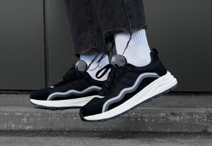 Фото - Чоловічі спортивні кросівки Staff black & gray reflective - Men box