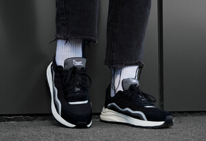 Фото - Чоловічі спортивні кросівки Staff black & gray reflective - Men box