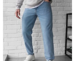 Фото - Мужские универсальные джинсы Staff 30 light blue slim - Men box