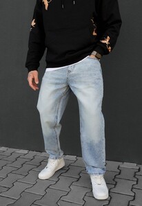 Фото - Мужские джинсы из ткани премиумкласса Staff 09 loose fit light blue - Men box