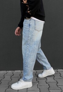 Фото - Мужские джинсы из ткани премиумкласса Staff 09 loose fit light blue - Men box