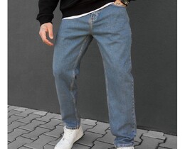 Фото - Мужские джинсы свободного кроя Staff 2 blue regular - Men box