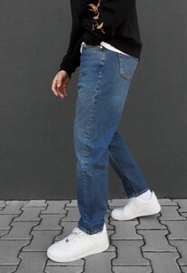 Фото - Мужские прямые джинсы Staff 09 regular dark blue - Men box