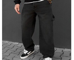 Фото - Мужские мешковатые джинсы Staff 0917 dark gray baggy - Men box