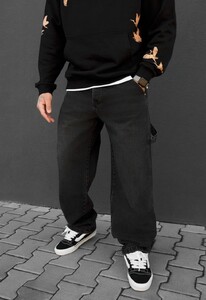 Фото - Мужские мешковатые джинсы Staff 0917 dark gray baggy - Men box