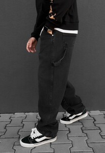 Фото - Мужские мешковатые джинсы Staff 0917 dark gray baggy - Men box