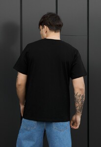 Фото - Мужская однотонная стильная футболка Staff ma black - Men box