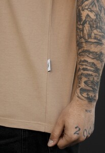 Фото - Мужская стильная футболка Staff ma light brown - Men box