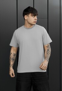 Фото - Мужская стильная футболка Staff ma light gray - Men box